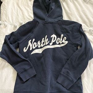 J. Crew CrewCuts Navy Blue 'North Pole' Hoodie
